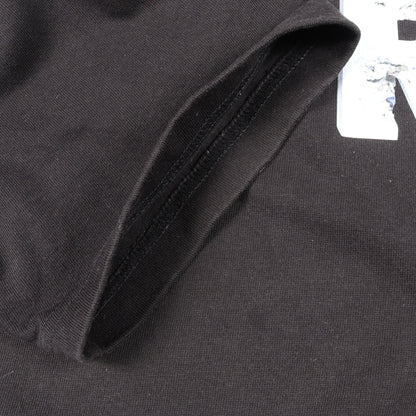 DIOR × Daniel Arsham ロゴプリント 半袖Tシャツ コットン ブラック ディオール