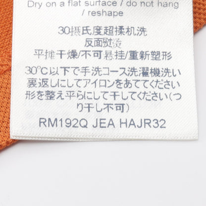 ロゴ刺繍 ポロシャツ コットン オレンジ ルイヴィトン