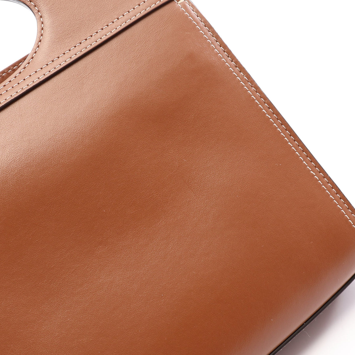 MN POCKET BAG 2WAY ハンドバッグ レザー ブラウン バーバリー