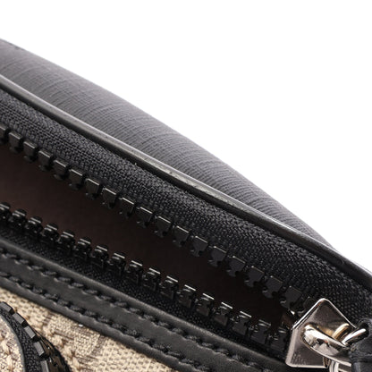 GGスプリーム ベルトバッグ ボディバッグ ウエストバッグ PVC レザー ベージュ ブラック グッチ バッグ GUCCI