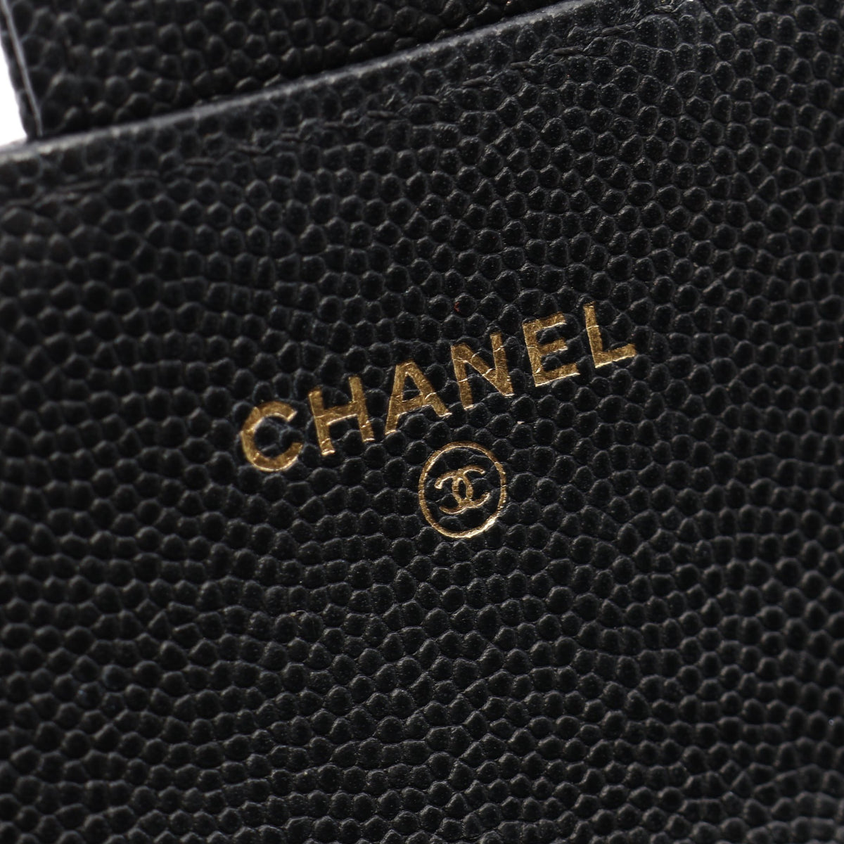 ミニマトラッセ チェーンショルダーバッグ キャビアスキン ブラック ゴールド金具 シャネル バッグ CHANEL