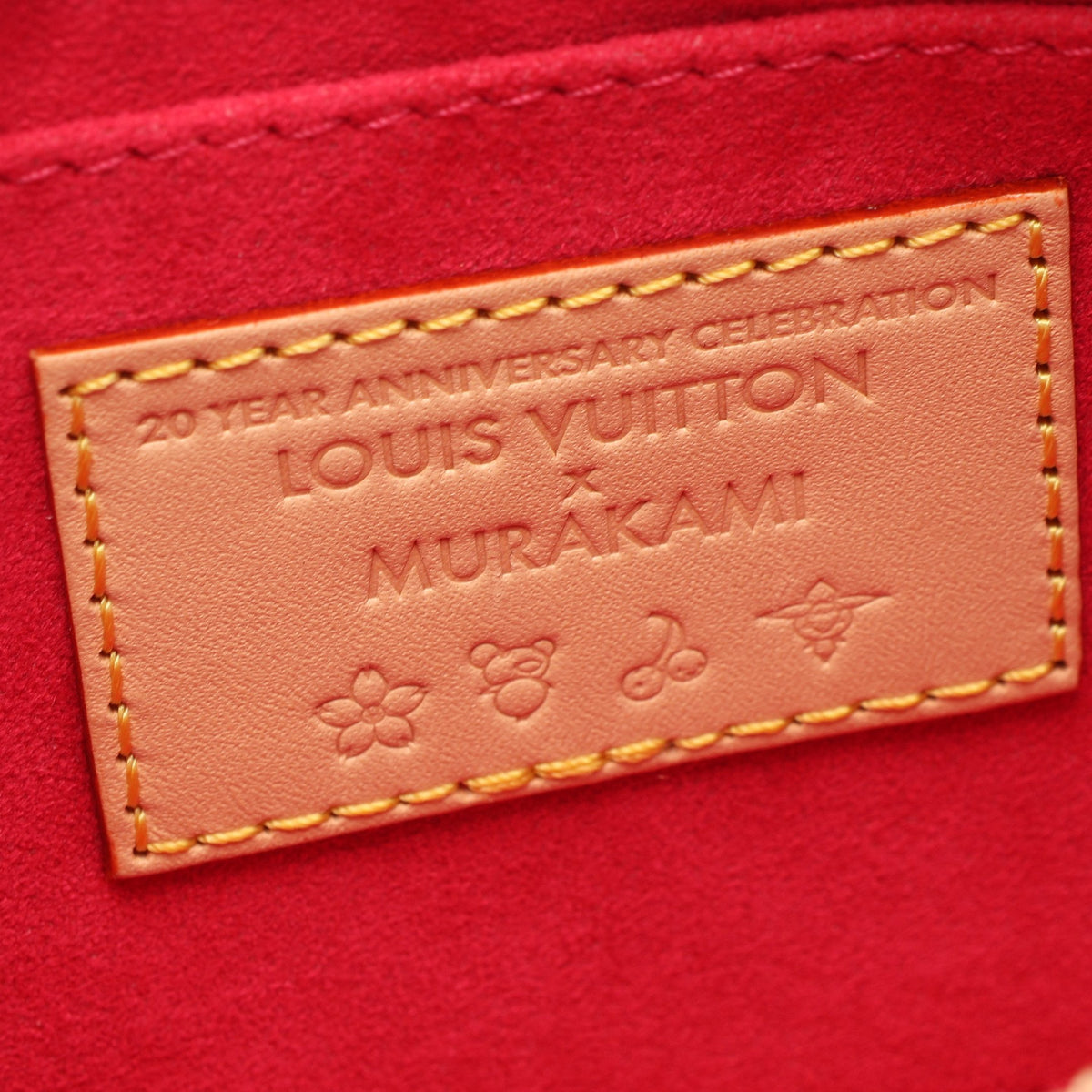 LV × TM ポシェットアクセソワール モノグラムパンダ 村上隆 2WAY ハンドバッグ PVC レザー ブラウン マルチカラー ルイヴィトン
