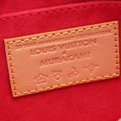 LV × TM ポシェットアクセソワール モノグラムパンダ 村上隆 2WAY ハンドバッグ PVC レザー ブラウン マルチカラー ルイヴィトン