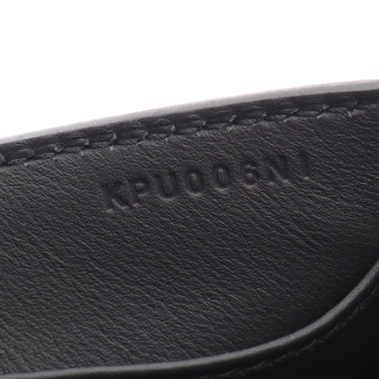 ゲタ ショルダーバッグ シェーブル ブラック ゴールド金具 K刻印 エルメス