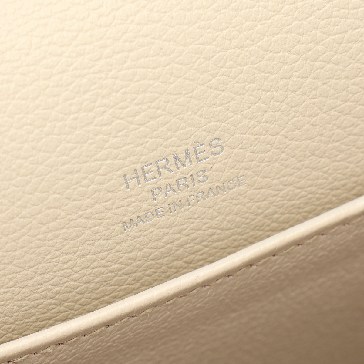 サック ロウリス ルリ ミニ ベトン ショルダーバッグ エバーカラー ライトベージュ シルバー金具 B刻印 エルメス バッグ HERMES