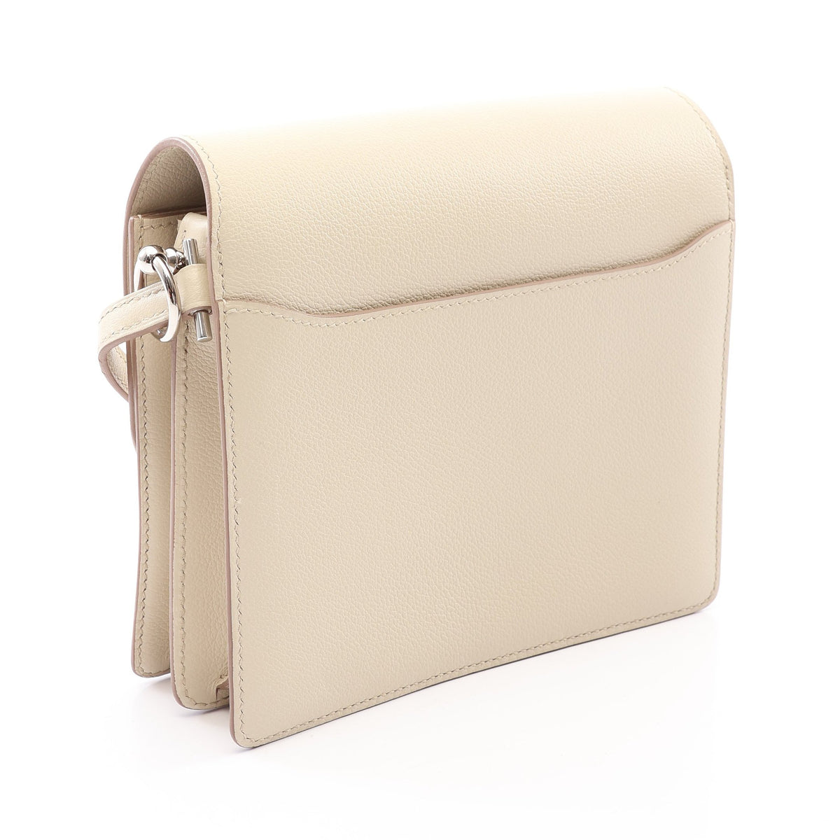 サック ロウリス ルリ ミニ ベトン ショルダーバッグ エバーカラー ライトベージュ シルバー金具 B刻印 エルメス バッグ HERMES