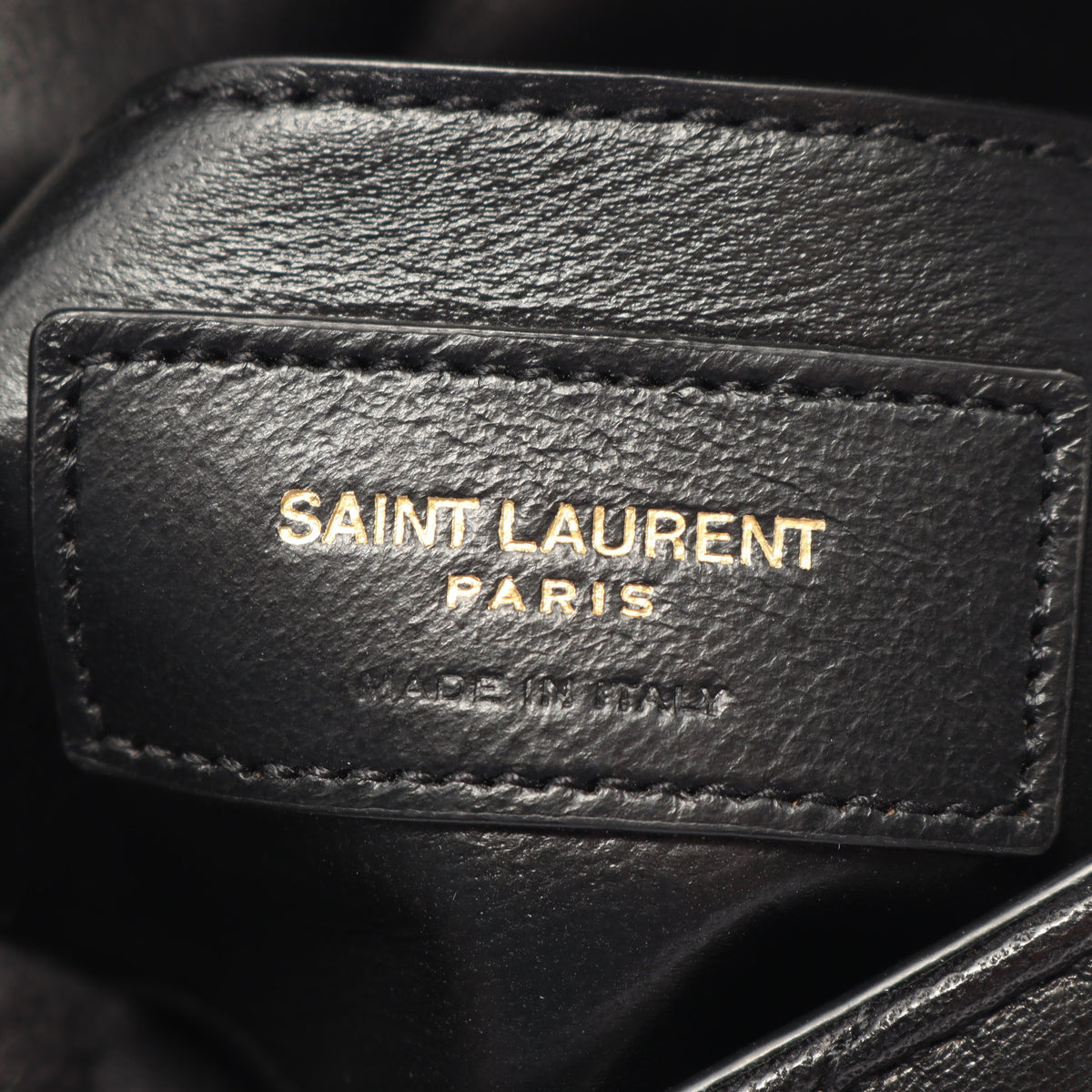 YSLロゴ チェーンショルダーバッグ レザー ブラック サンローランパリ