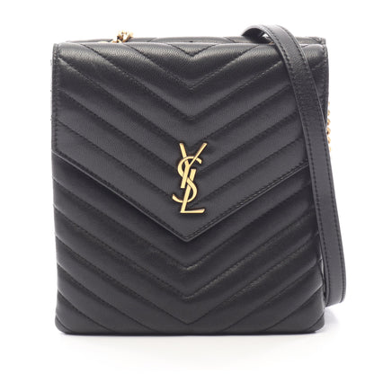 YSLロゴ チェーンショルダーバッグ レザー ブラック サンローランパリ