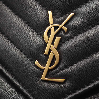 YSLロゴ チェーンショルダーバッグ レザー ブラック サンローランパリ