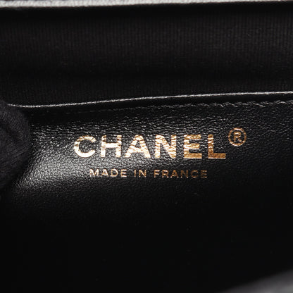 マトラッセ チェーンショルダーバッグ ラムスキン ブラック ゴールド金具 シャネル