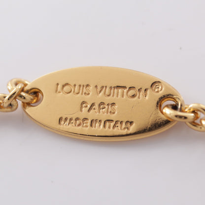 LV フローラグラム ネックレス GP フェイクパール ゴールド ホワイト ルイヴィトン アクセサリー LOUIS VUITTON