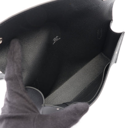 エルメスナップ トゥーゴー ショルダーバッグ ヴォーエプソン ブラック シルバー金具 G刻印 エルメス