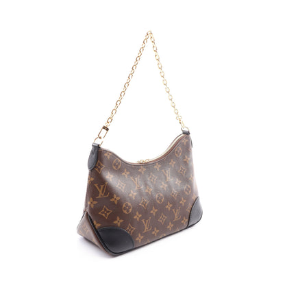 ブーローニュ NM モノグラム ノワール 2WAY チェーンハンドバッグ PVC レザー ブラウン ブラック ルイヴィトン バッグ LOUIS VUITTON