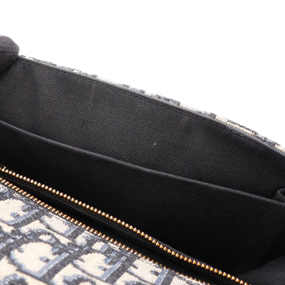 30 MONTAIGNE モンテーニュ オブリーク ジャカード チェーンショルダーバッグ キャンバス レザー ネイビー ベージュ クリスチャンディオール
