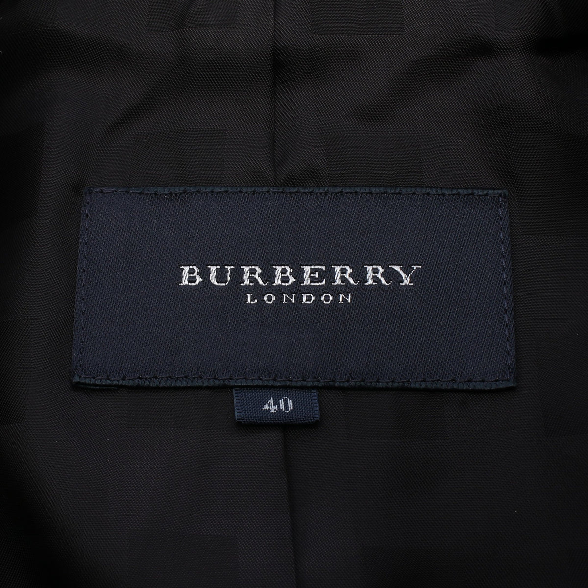 ダブルブレスト スカートスーツ ウール コットン ブラック ホワイト バーバリー スーツ BURBERRY