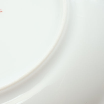 ガダルキヴィール スーププレート 皿 食器 陶器 ホワイト レッド エルメス