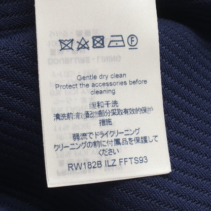 切替 半袖 カットソー シルク ウール ネイビー マルチカラー ルイヴィトン