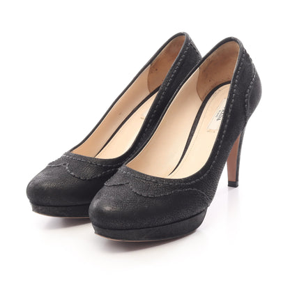 パンプス レザー ブラック プラダ
