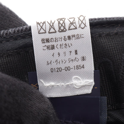LV デニム ウォッシュド キャップ コットン ダークグレー ルイヴィトン