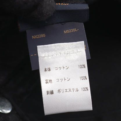 LV デニム ウォッシュド キャップ コットン ダークグレー ルイヴィトン