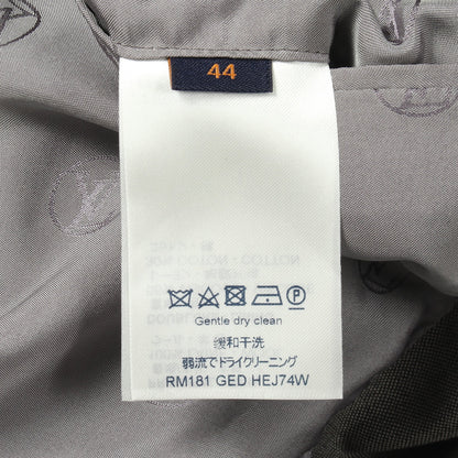 切替 ドッキング テーラードジャケット ウール グレー ブラック ルイヴィトン