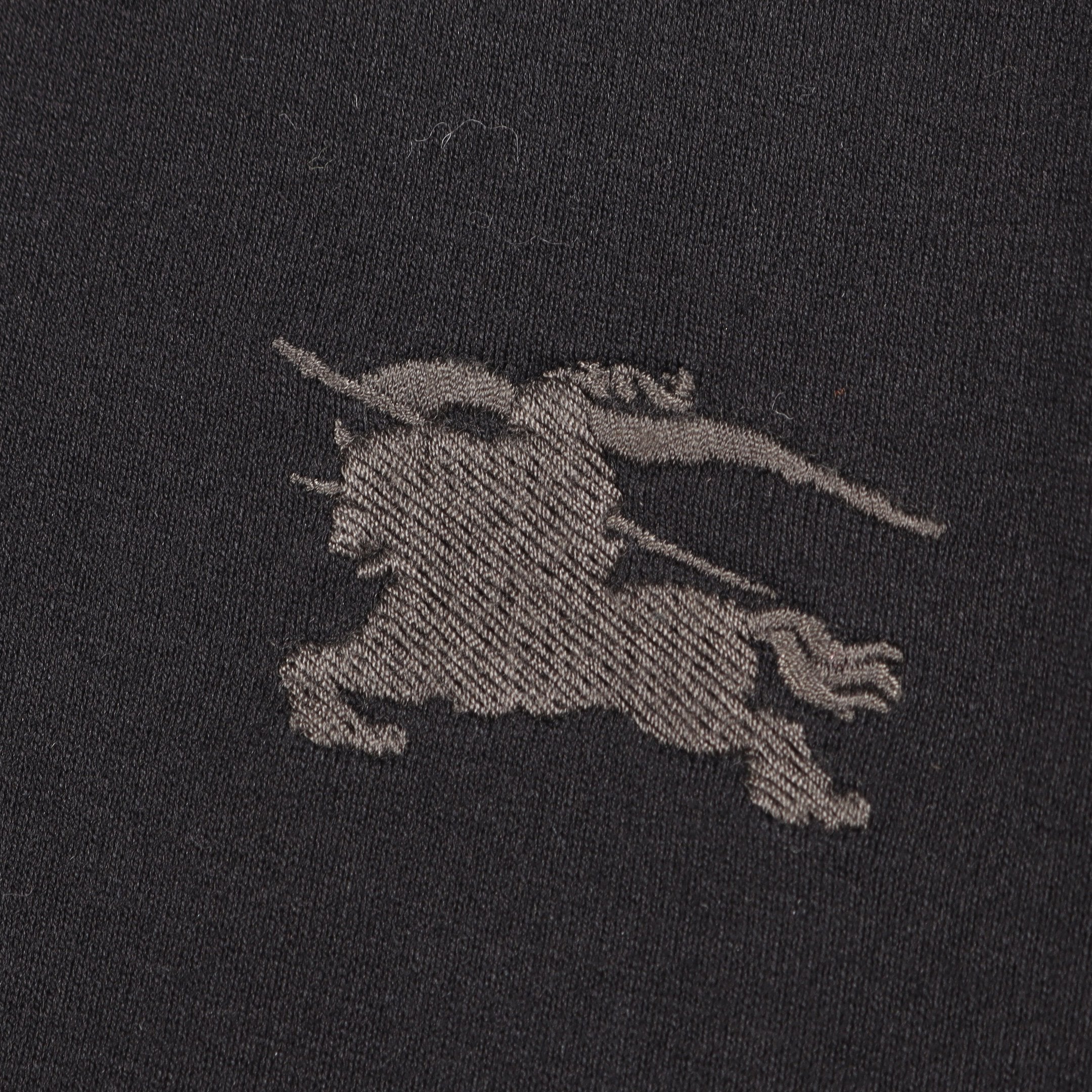 ノバチェック ロゴ刺繍 キッズ 半袖Tシャツ コットン ブラック