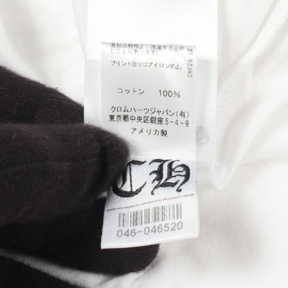 バックアーチロゴ ポケット付き 半袖Tシャツ コットン ホワイト クロムハーツ