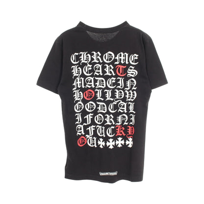 東京限定 バックプリント ポケット付き 半袖Tシャツ コットン ブラック クロムハーツ