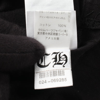 東京限定 バックプリント ポケット付き 半袖Tシャツ コットン ブラック クロムハーツ