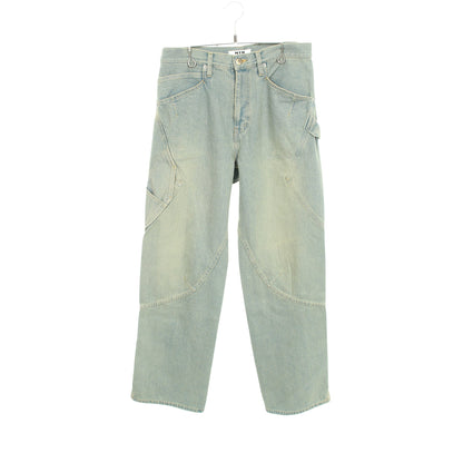3D Painter Pants デニムパンツ コットン ブルーグレー エヌティーエヌ