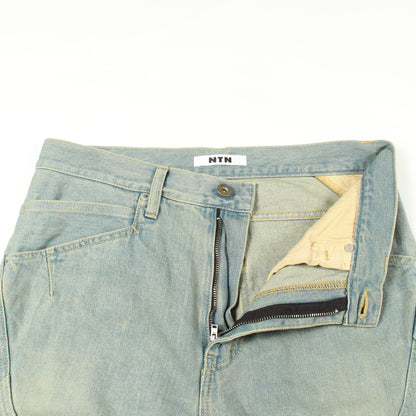 3D Painter Pants デニムパンツ コットン ブルーグレー エヌティーエヌ