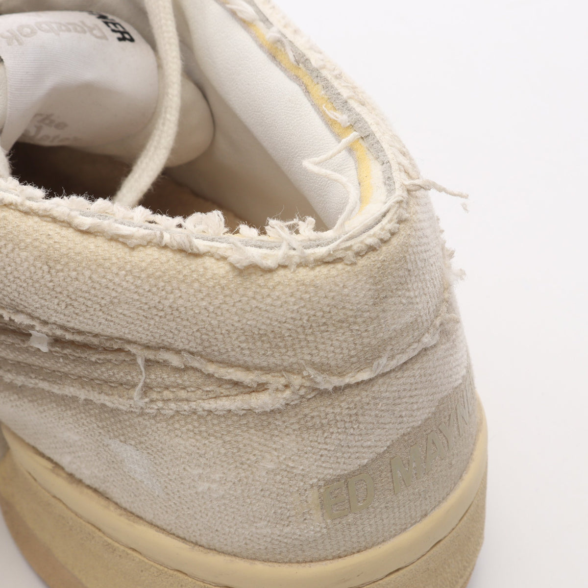 HED MAYNER × Reebok ヴィンテージ加工 スニーカー キャンバス グレーベージュ ヘドメイナー