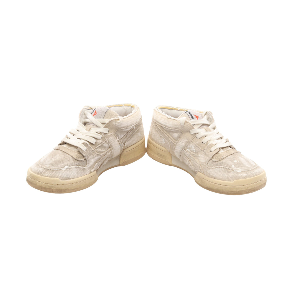 HED MAYNER × Reebok ヴィンテージ加工 スニーカー キャンバス グレーベージュ ヘドメイナー