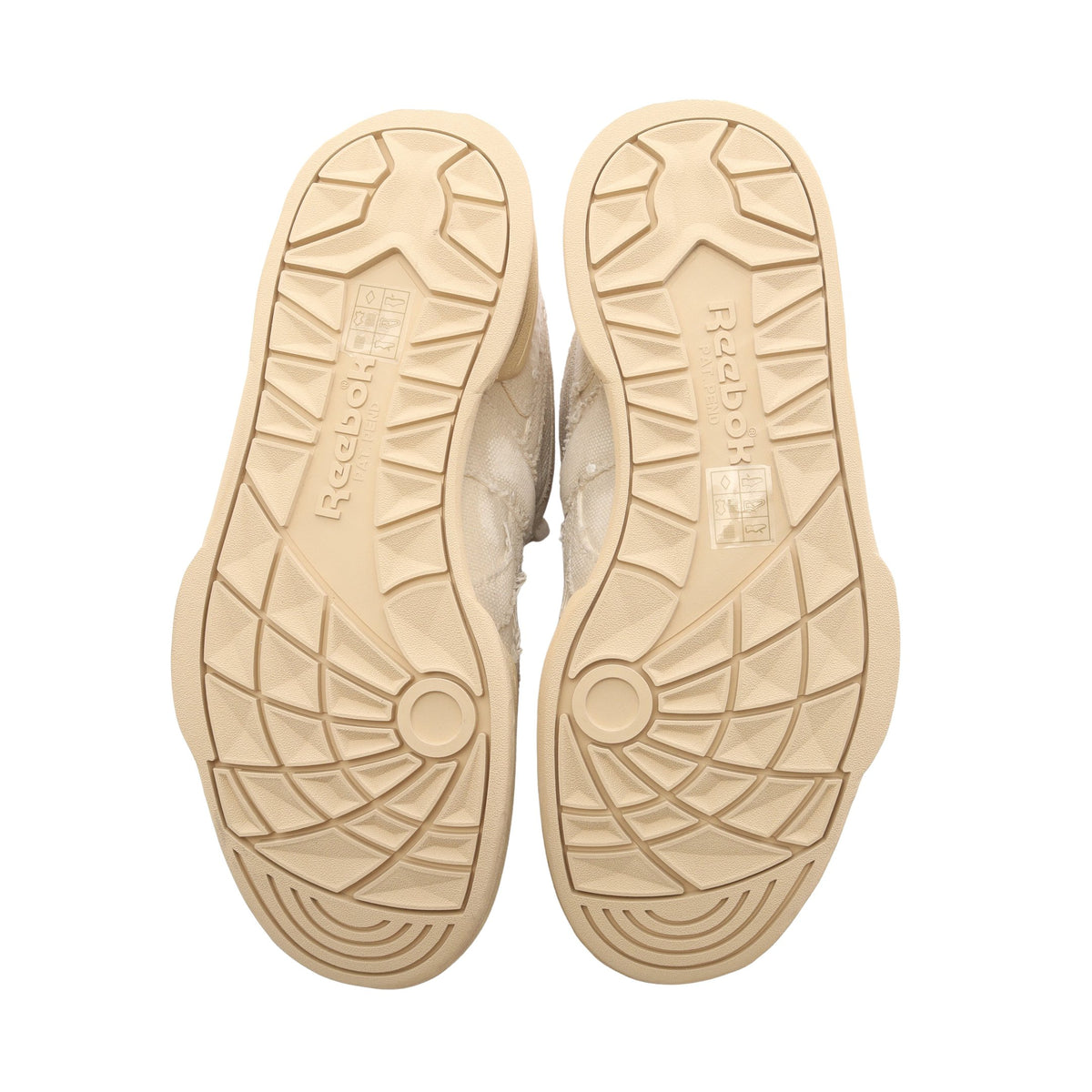 HED MAYNER × Reebok ヴィンテージ加工 スニーカー キャンバス グレーベージュ ヘドメイナー