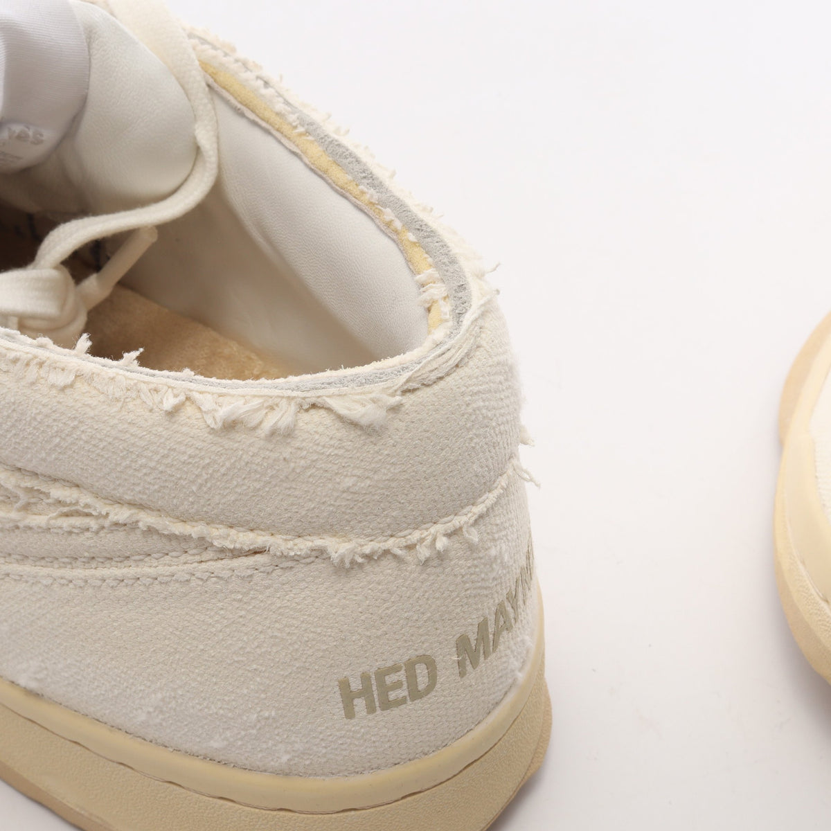 HED MAYNER × Reebok ヴィンテージ加工 スニーカー キャンバス ホワイト ヘドメイナー