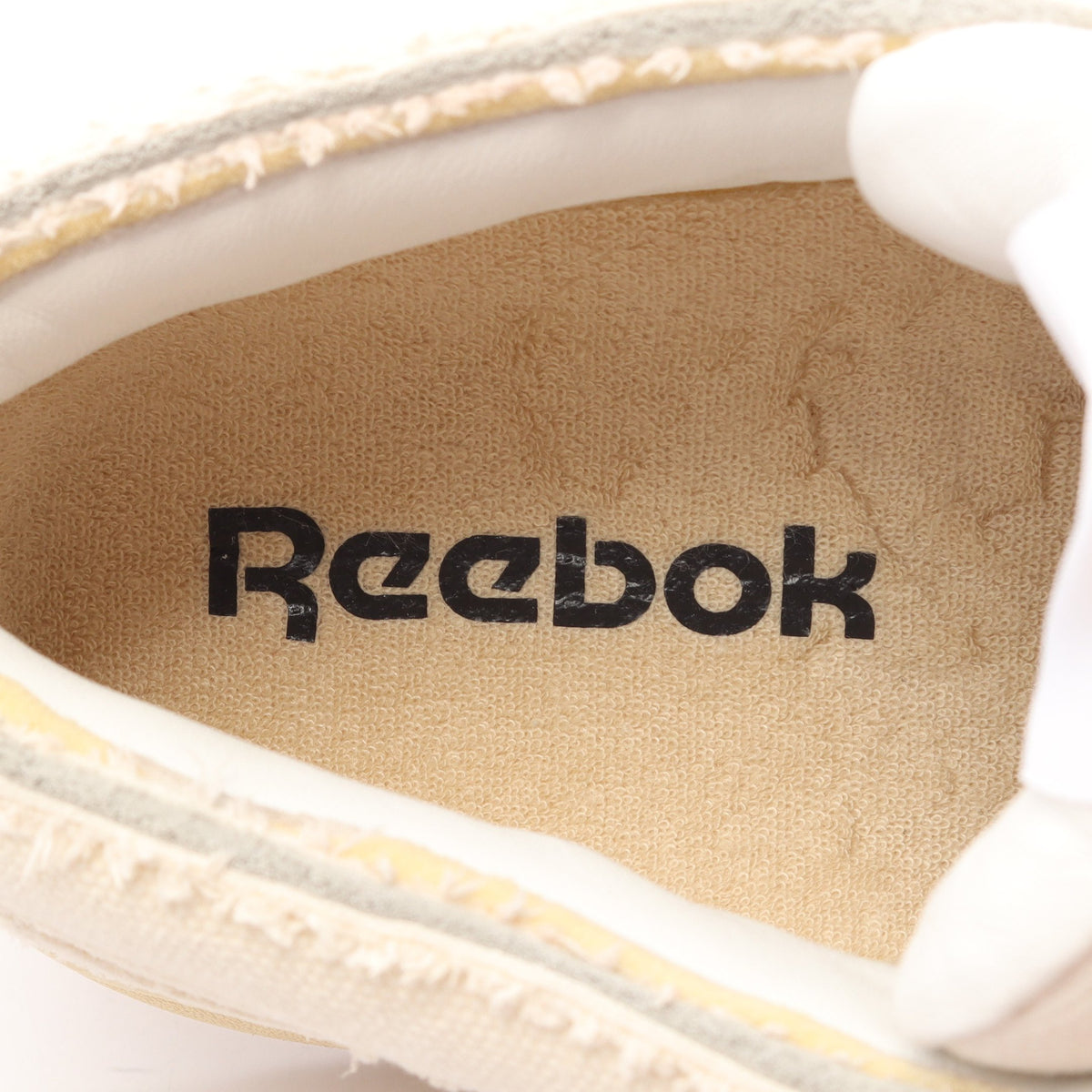 HED MAYNER × Reebok ヴィンテージ加工 スニーカー キャンバス ホワイト ヘドメイナー