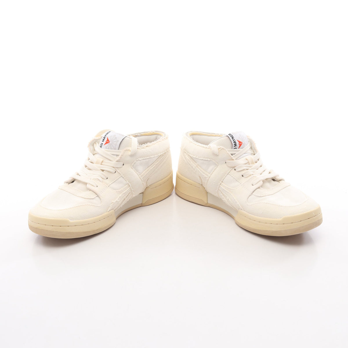 HED MAYNER × Reebok ヴィンテージ加工 スニーカー キャンバス ホワイト ヘドメイナー