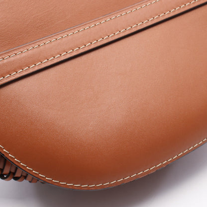 GATE BAG ゲートバッグ ヴーブン スモール ショルダーバッグ レザー ブラウン ロエベ