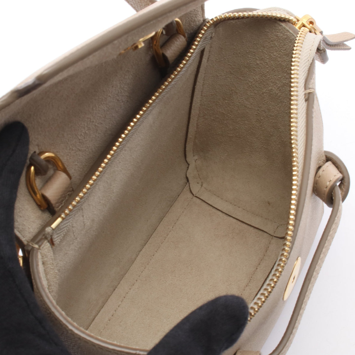 PICO BELT BAG ピコ ベルトバッグ 2WAY ハンドバッグ レザー ベージュ セリーヌ
