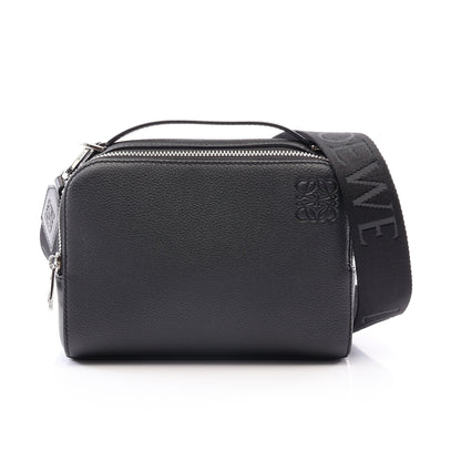 クロスボディ カメラバッグ ミニ 2WAY ハンドバッグ レザー ブラック ロエベ