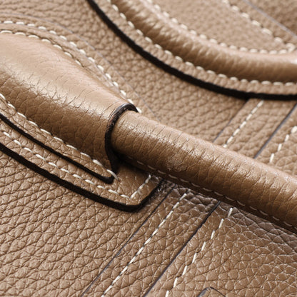 ラゲージ ナノショッパー 2WAY ハンドバッグ レザー グレーブラウン セリーヌ バッグ CELINE