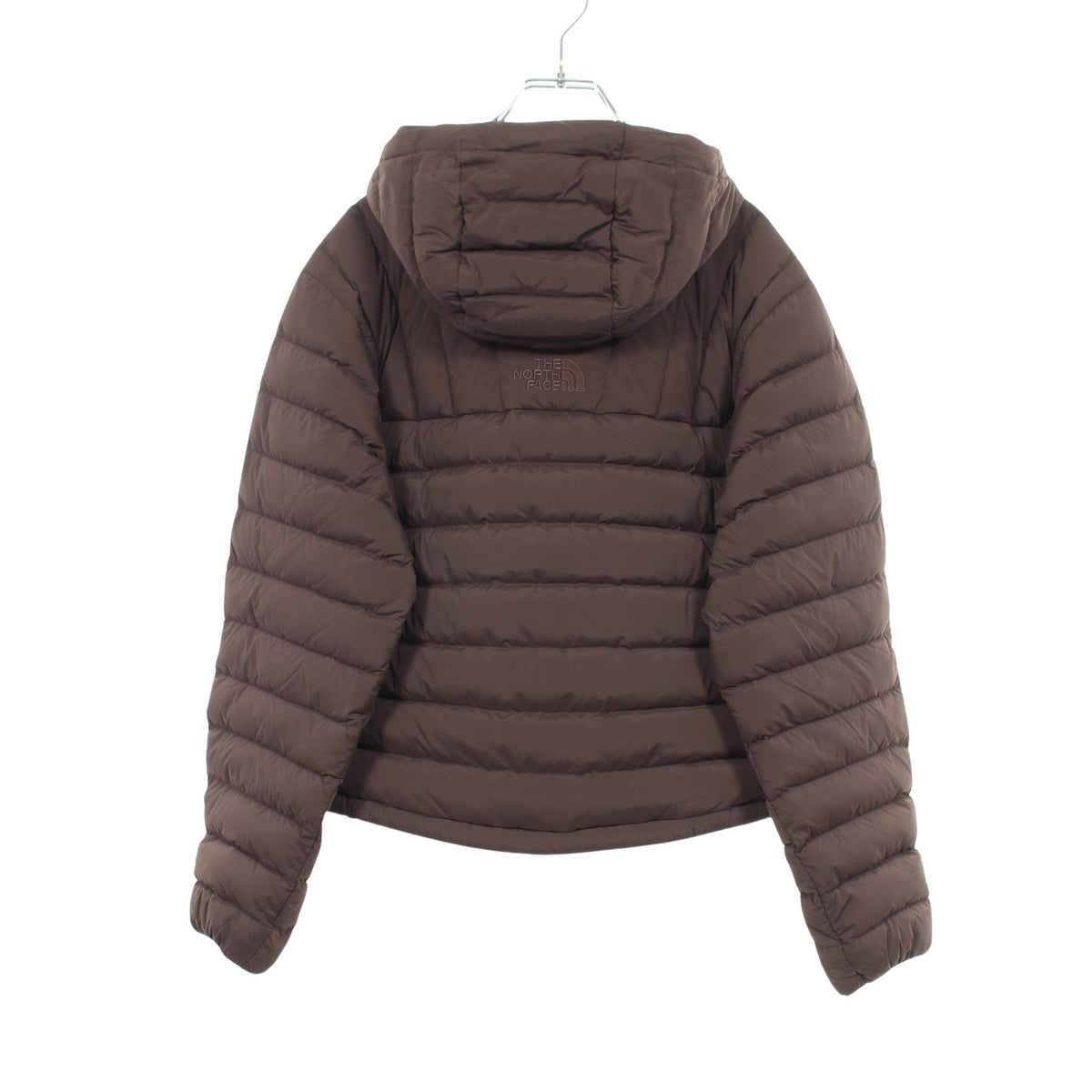 W'S CORELINE DOWN JACKET フード付き ダウンジャケット ナイロン グレーブラウン ザノースフェイス ホワイトレーベル