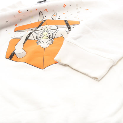 Boite Surprise スウェットシャツ コットン ホワイト マルチカラー エルメス