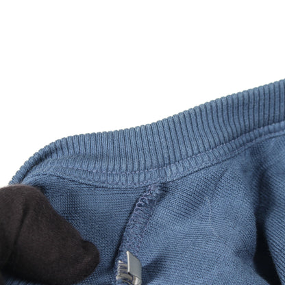 オブリーク パイル 半袖Tシャツ コットン ブルー ディオール