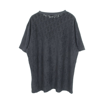 オブリーク パイル 半袖Tシャツ コットン ネイビー ディオール