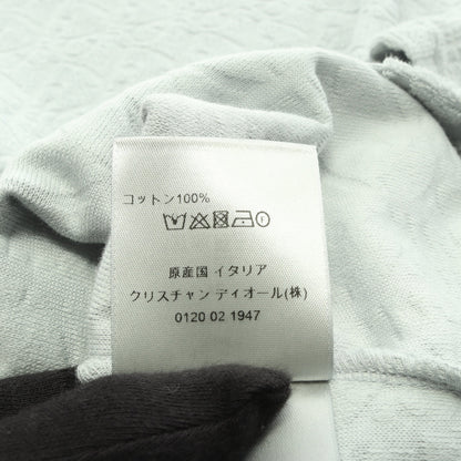 オブリーク ジャカード パイル 半袖Tシャツ コットン ライトブルー クリスチャンディオール