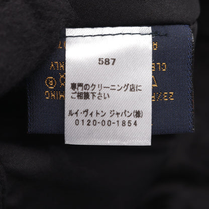 フラワーシグネチャー クルーザー キャップ ラムスキン ブラック ルイヴィトン