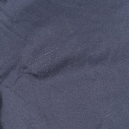 トライアングルロゴ 半袖Tシャツ コットン ネイビー プラダ