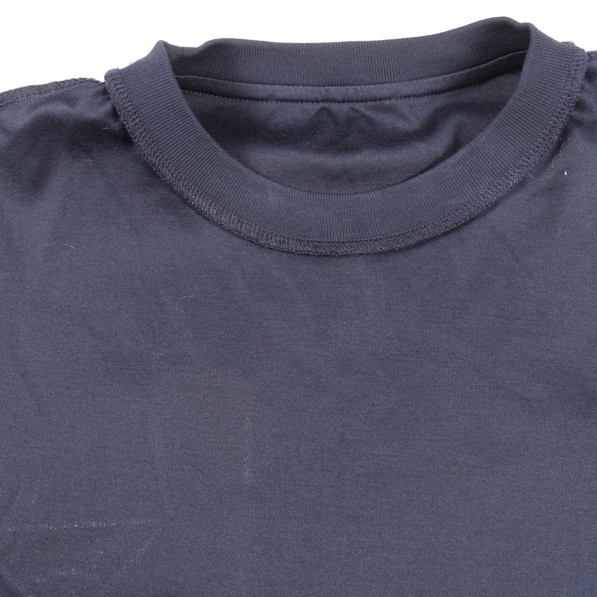 トライアングルロゴ 半袖Tシャツ コットン ネイビー プラダ