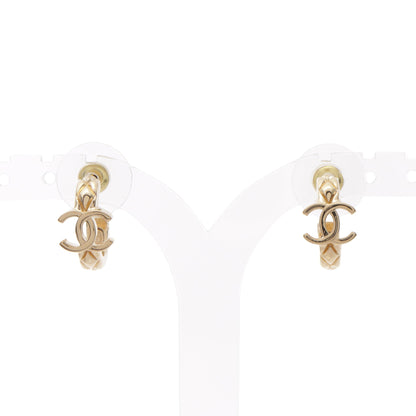 L26V ココマーク フープ ピアス GP ゴールド シャネル アクセサリー CHANEL
